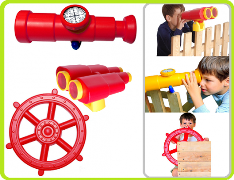 set 4in1 pirate red